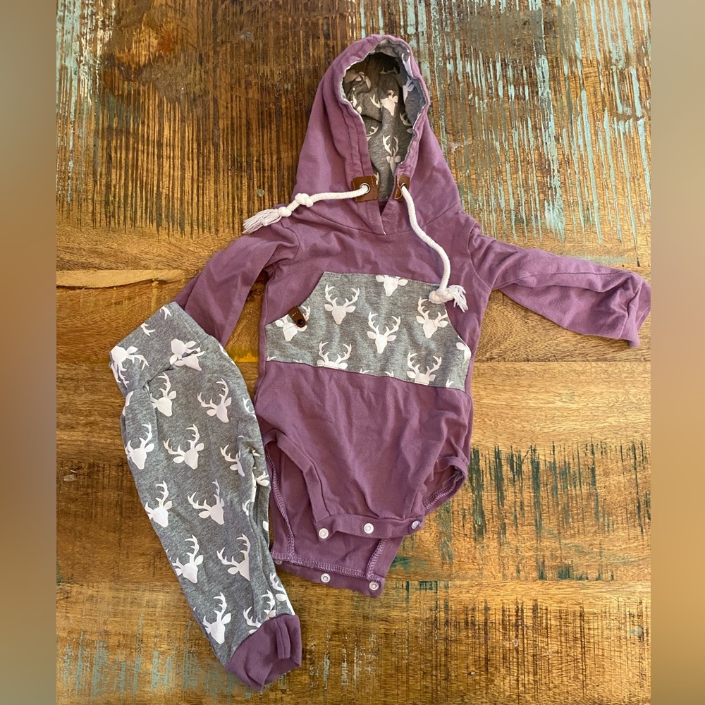 Infant Deer Top and Pant Set